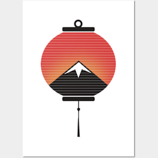 Japanese Lantern Posters and Art